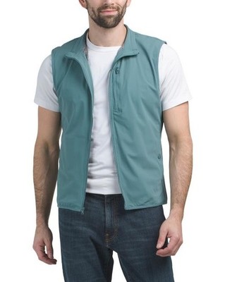 Rhone Top Flight Vest Tidal Green  Medium Men's New With Tags $128 MSRP