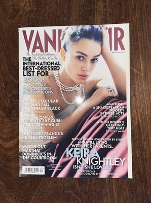 Vanity Fair Magazine: April 2004 - Kiera Knightley