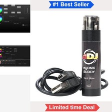 USB to DMX Dongle 256 Channel Controller for Stage Lighting Laptop Windows Mac