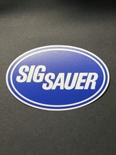 Sig Firearms Lndooroutdoor Waterproof Oval Sticker Decal Die Cut 3.75x2.5
