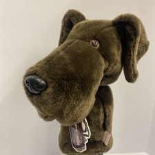 Chocolate Labrador Daphne Head Cover 460cc Drivers and Fairway Woods NWT