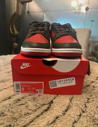 Nike Dunk Low BTTWS Mystic Red/Cargo Khaki - Size 9