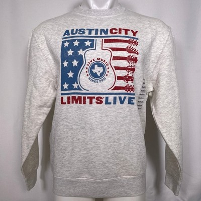 Austin City Limits Live Music Guitar Texas USA Sweatshirt Men's MEDIUM NWT