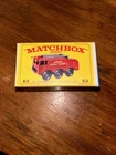 Vintage Matchbox Lesney No.63 Commer Airport Crash Tender With Box Unassembled