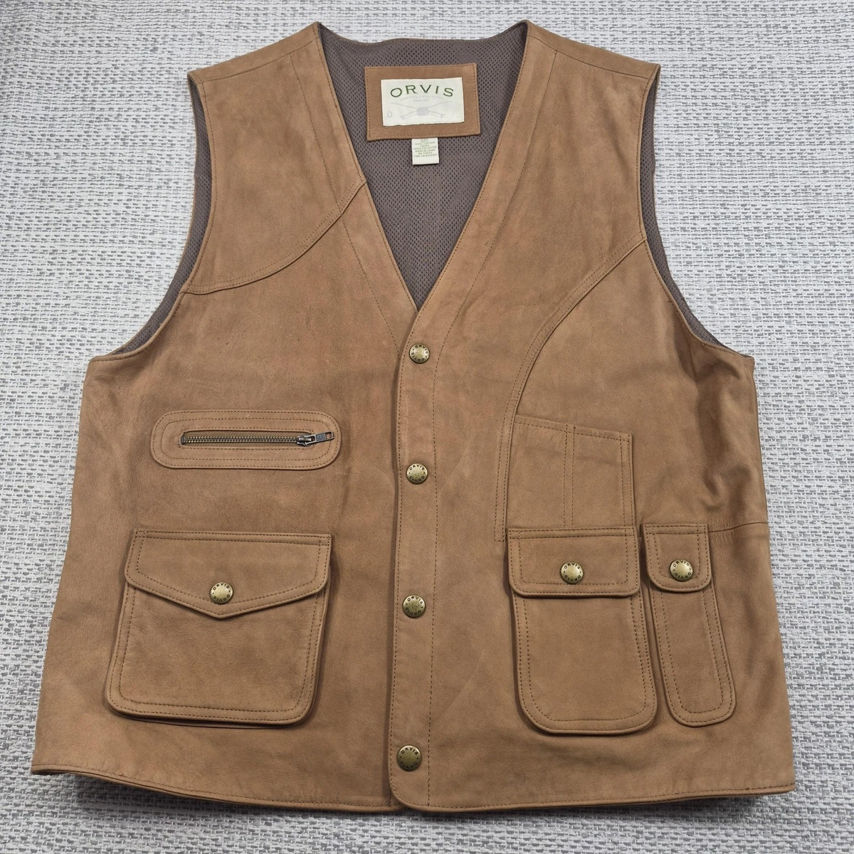 Gilet sans manches cuir matelassé marron, Cesare 1955 - BALL TRAP