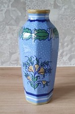 VASE BOCH EN FAIENCE CRAQUELEE LA CHAMBRE DES PEINTRES - CIRCA 1850 (RARE)