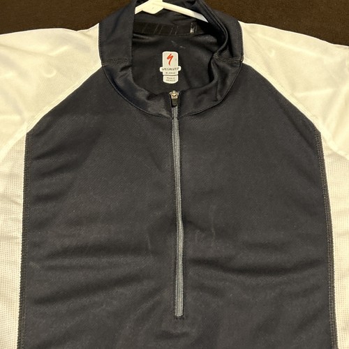 Specialized Cycling Jersey Adult Extra Large Black White Half Zip Polyester XL - Picture 2 of 6