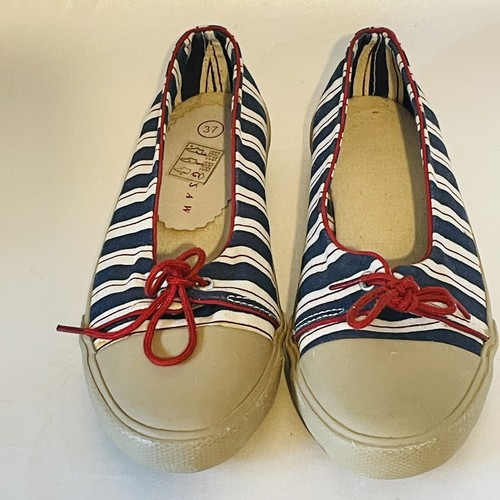 Jigsaw Ballet Flat Shoes Size 4 UK Lightly Worn Summer Holiday Seaside Travel - Picture 2 of 8