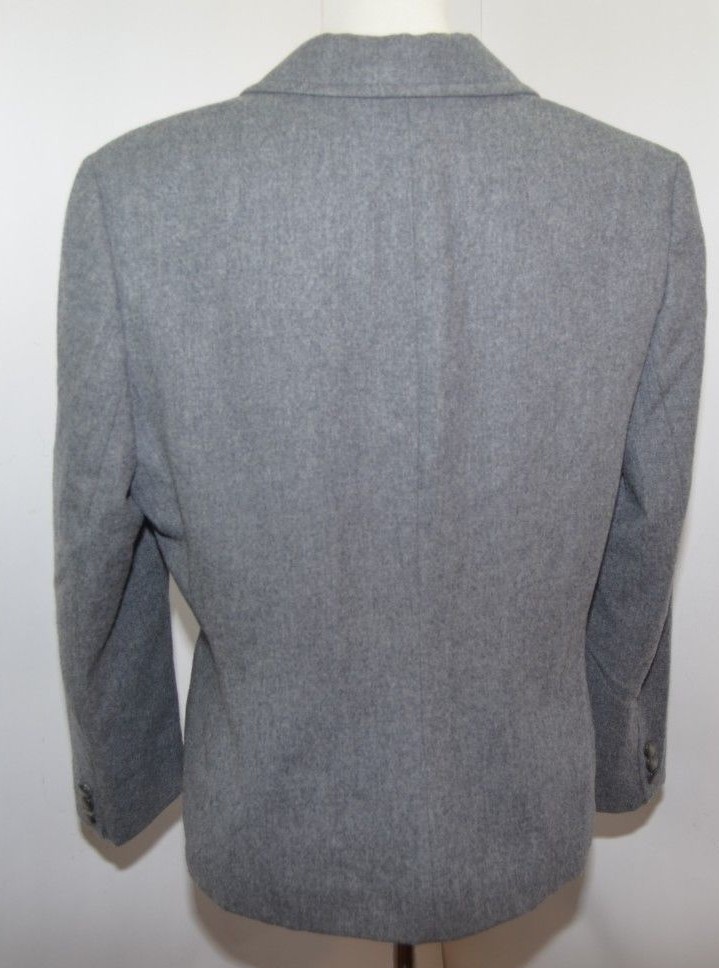 VTG Pendleton 100% Pure Wool Solid Gray Button Ja… - image 6