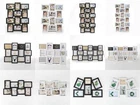 Multi Picture Frame Collage Aperture Photo Frames Holds upto 18 6x4, 5x7 Photos