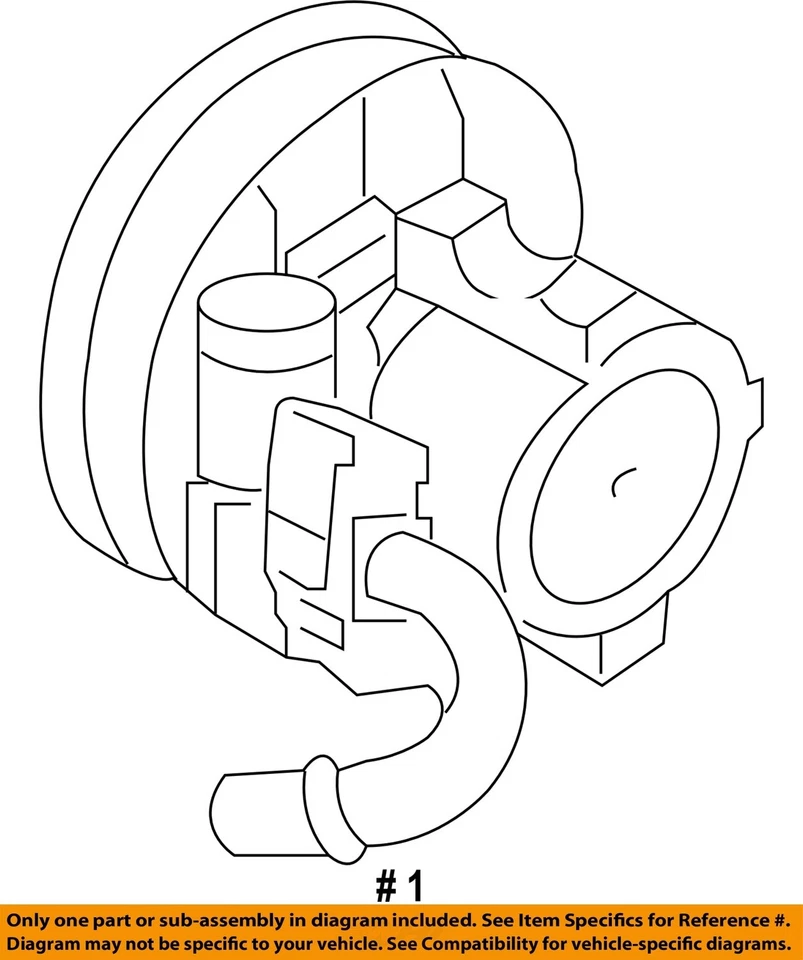 Б/у насос гидроусилителя руля подходит: 2009 Chevrolet Aveo класса A - Изображение 4 из 4