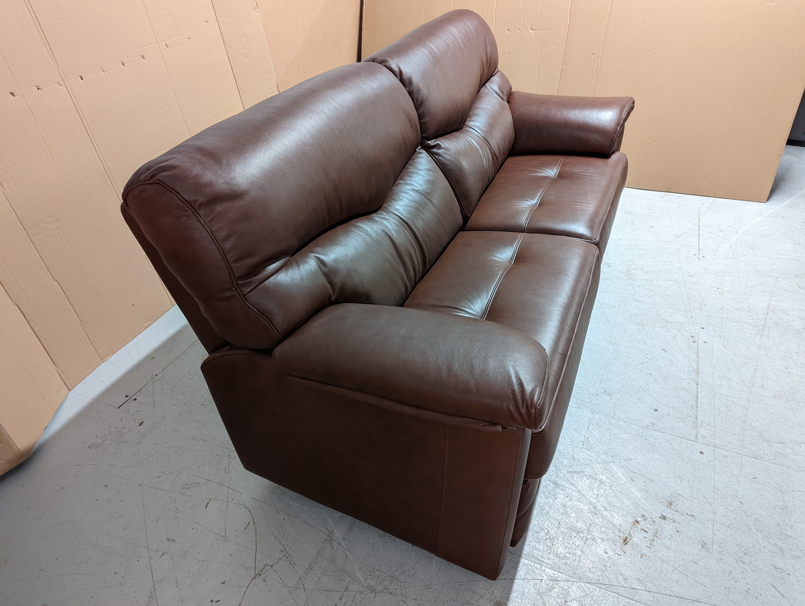 ScS Durban Hollywood Blueberry Atmosphere Platin 3Seater Static Sofa