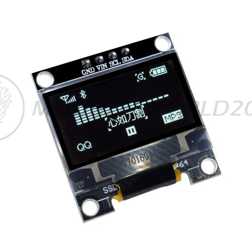 Schermo Per Progetti Elettronica Display OLED 0.96" I2C Serial 128x64 Bianco - Per Arduino, Raspberry Pi, Progetti Elettronici Schermo Bmw Serie 1 - Foto 11