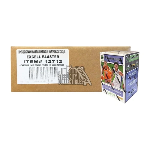 2022-23 Panini Chronicles Draft Picks Collegiate Basketball Blaster 20-Box Case