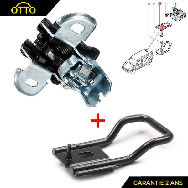 TüRschloss Heckklappe FüR Renault Kangoo 97-10 8200031628 8200347712-image