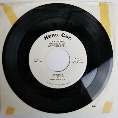 Wayne Merriel Road Of Loneliness Vinyl, 7'', 45 RPM  Hens Cor.