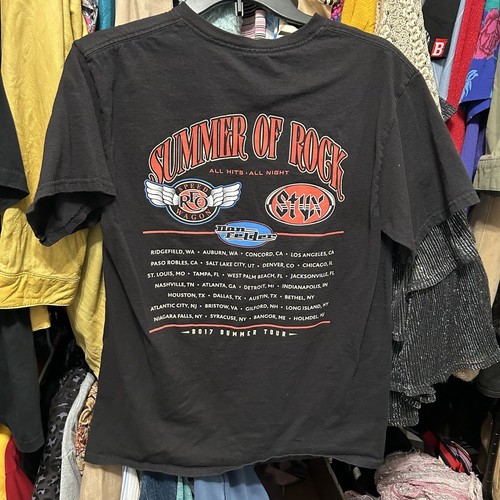 Summer of Rock Black Graphic Tour Tshirt Size Medium - "Alfred" - Picture 4 of 19
