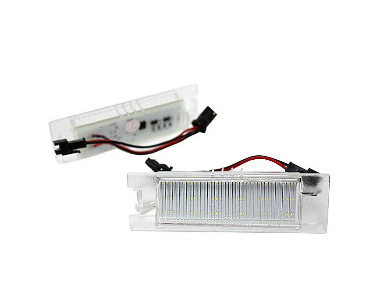 Lámparas de luz LED de matrícula para Opel Corsa C D Astra H J Zafira B Foto 2 de 3