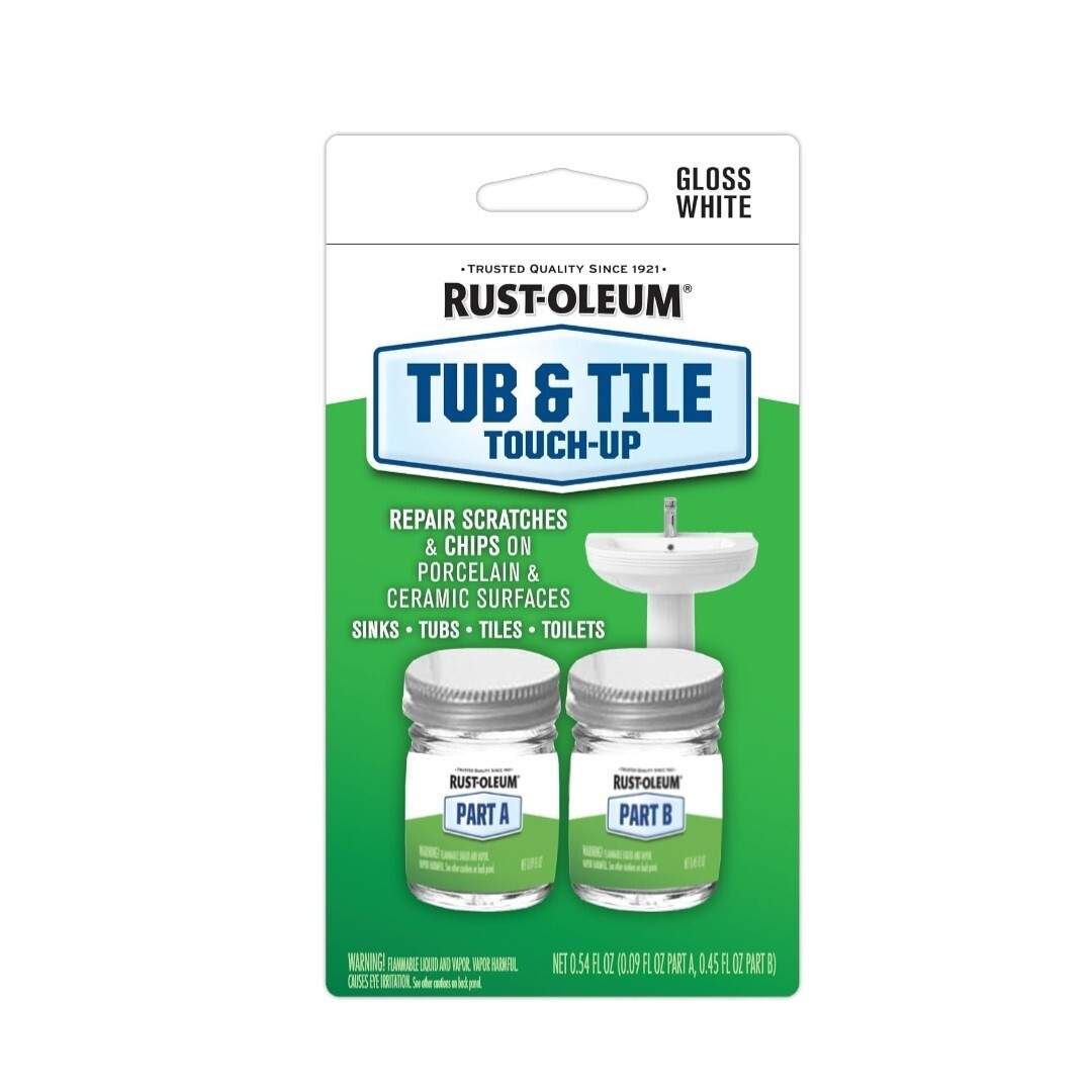 RustOleum fl oz White Tub and Tile Chip Repair Kit INSTITUTO