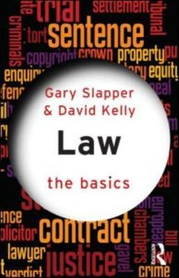 Law: The Basics, Slapper, Gary, Very Good Book