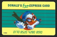 Walt Disney Donald Duck Fun Express Wallet Card Plastic OSP Publishing