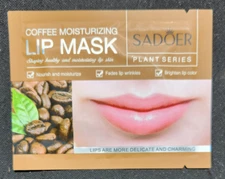 SADOER Coffee Moisturizing Lip Mask Nourishes, Fades Wrinkles 8g NEW