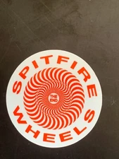 Spitfire Wheels Sticker #27,   2 1/2" X 2 1/2 ", Vintage, The End.