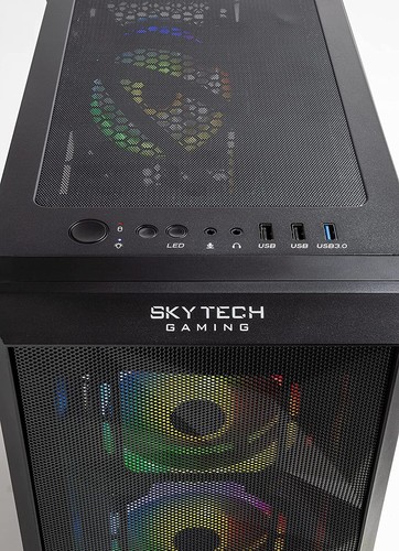 SkyTech Chronos Mini Gaming Computer PC Desktop - Intel Core-i3 10100F 3.6GHz, G - Picture 8 of 8