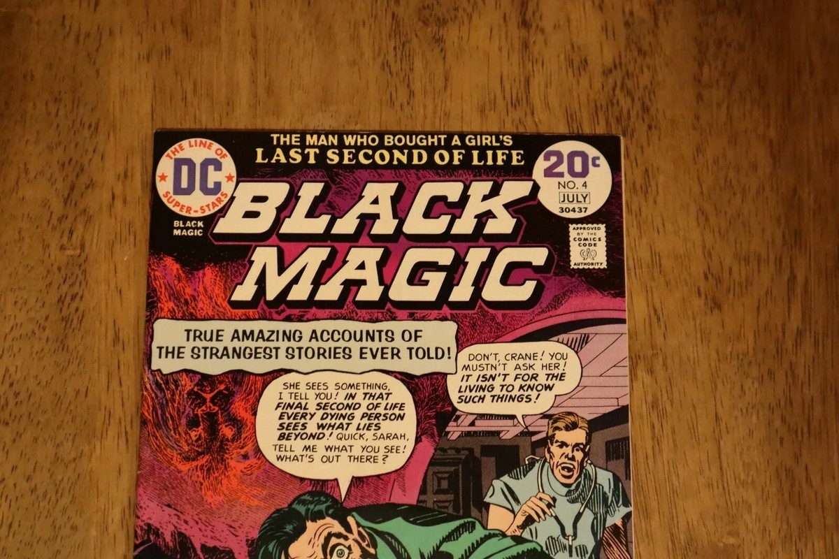 BLACK MAGIC #4 1974 SIMON/KIRBY REPRINTS VERY HIGH GRADE/NM