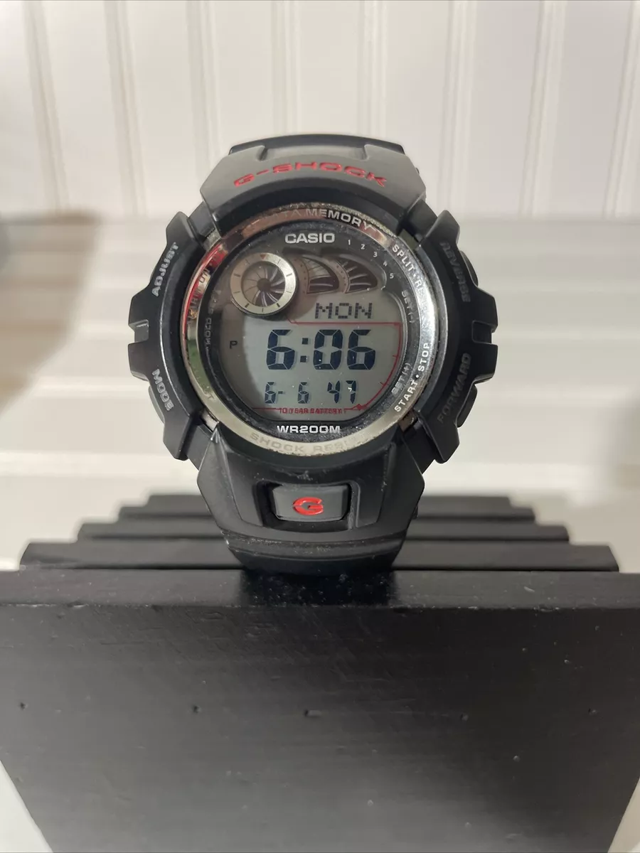 Vintage Casio G-2900 Mod 2548 G-Shock Men 200m Digital Chrono Watch~New Battery