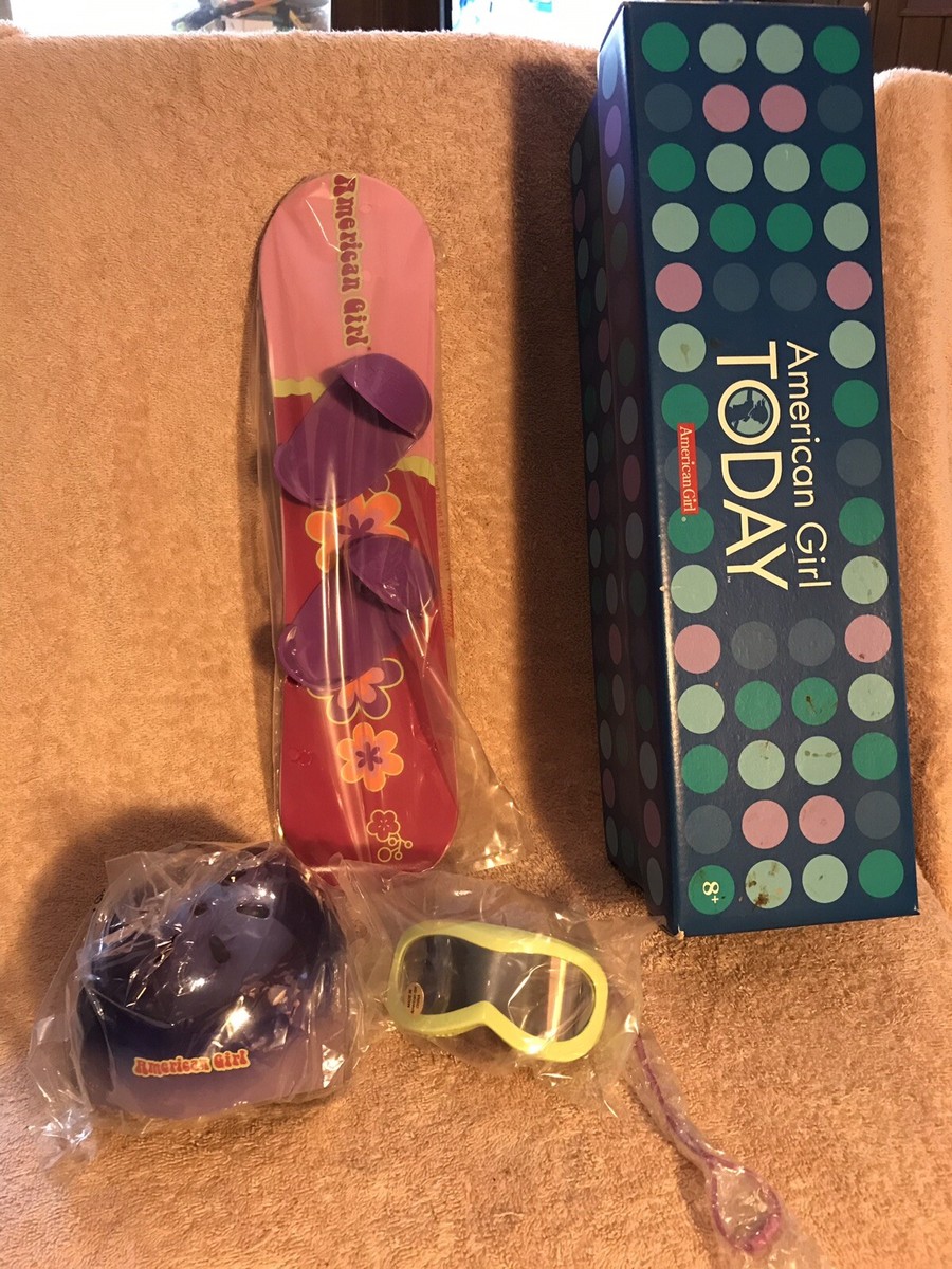 american girl snowboard and helmet Extreme Snowboarding for 18 Doll this Todays Girl outfit is perfect to use with our snowboarding set (sold separately) or for any outdoor winter fun activity Girl of the Year |