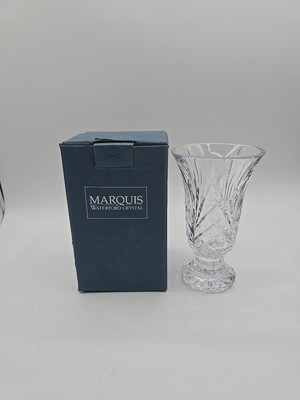 Waterford Marquis Crystal 6'' Glendale Flared Footed New With Box