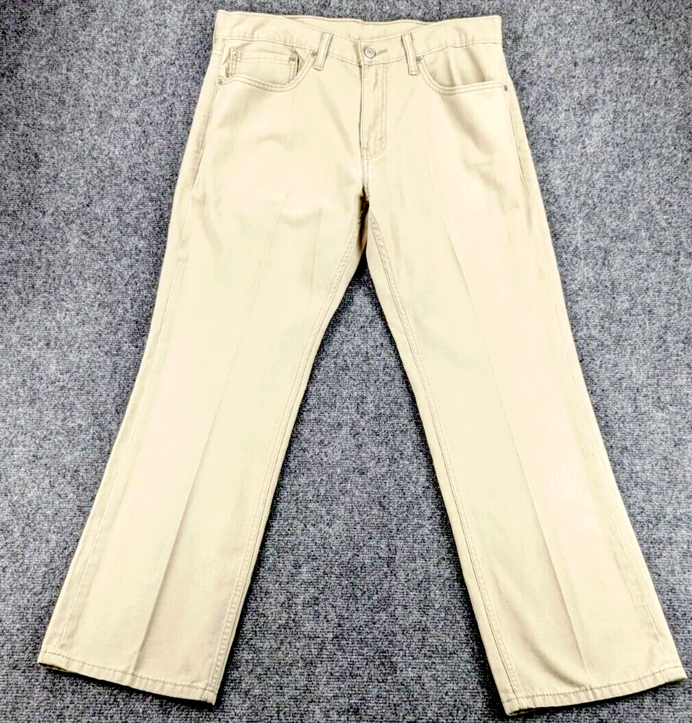 Levi’s Chino Pants Mens 34x30 Khaki Tan Outdoor Casual Work Preppy