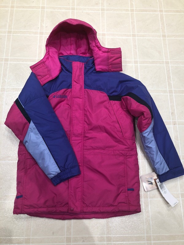 NWT Columbia Jr. Fire Ridge Parka Jacket Ski Snowboard Girl Youth Pink Purple XL