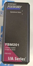 Invensys FOXBORO FBM201 - Channel Isolated 8 Input  - USED - P0914SQ