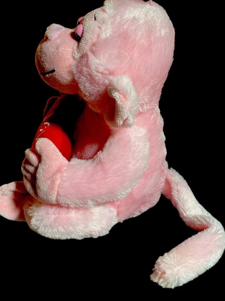 I Love You Ganz Monkey Plush Toy Luv Pink 12” HV9013 - Image 3 of 4