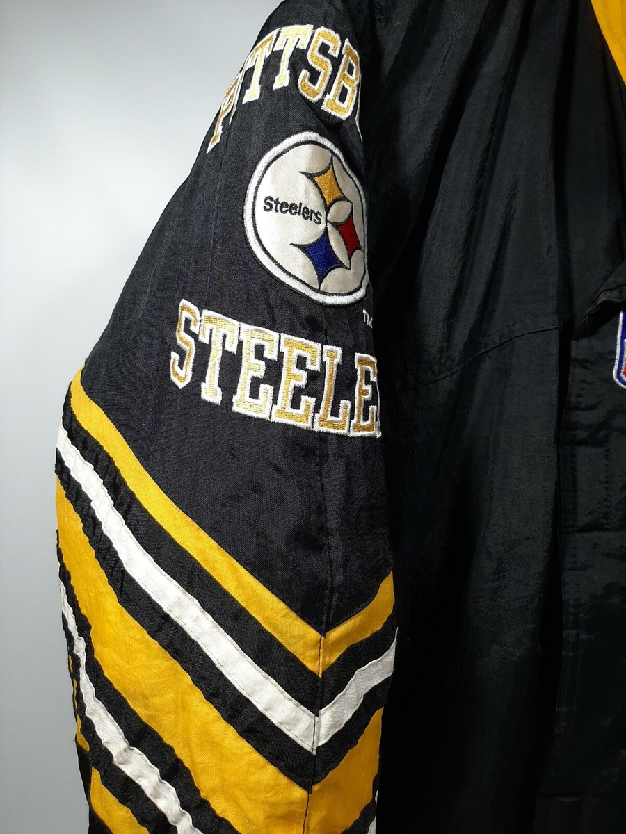 Vintage PITTSBURGH STEELERS STARTER JACKET COAT PRO LINE ZIP