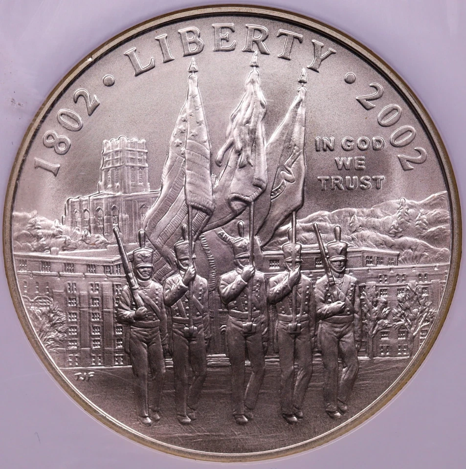 2002-W West Point Commemorative Silver Dollar NGC MS70 ***RARE ORIGINAL COIN*** - Image 3 of 4