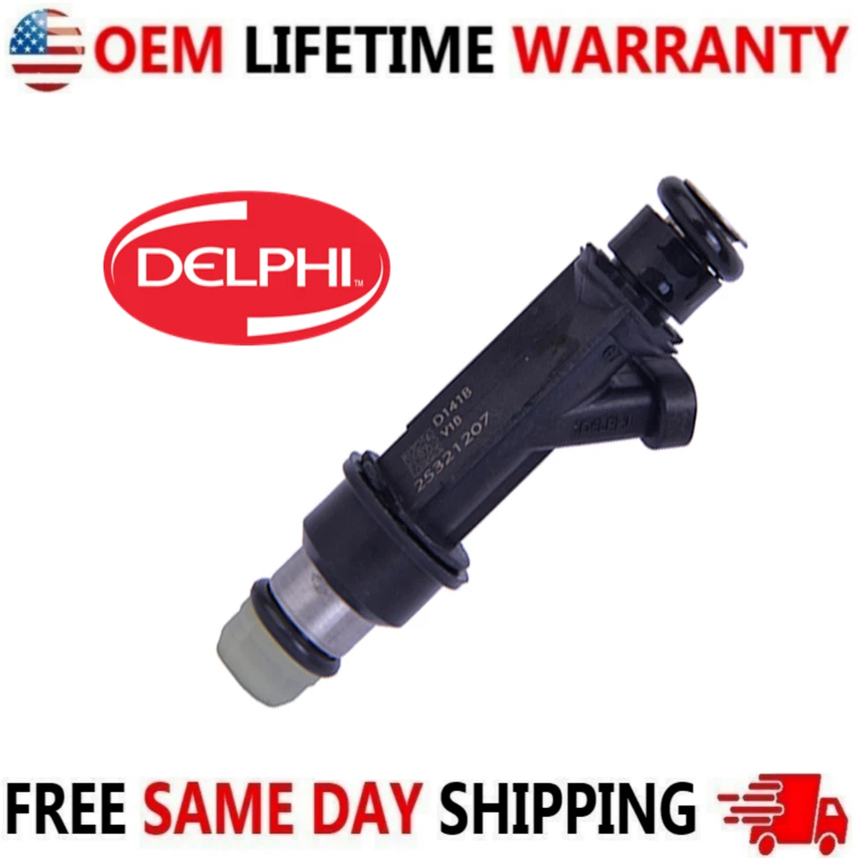 Nuevos inyectores de combustible Delphi 4 orificios actualización x6 para Buick Rainier 2004,2005 4,2 L V6 Foto 2 de 4