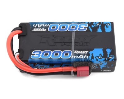 Reedy WolfPack LiPo 3000mAh 30C 7.4V Shorty mit T Plug ASC758 Apex2 Hoonicorn, .