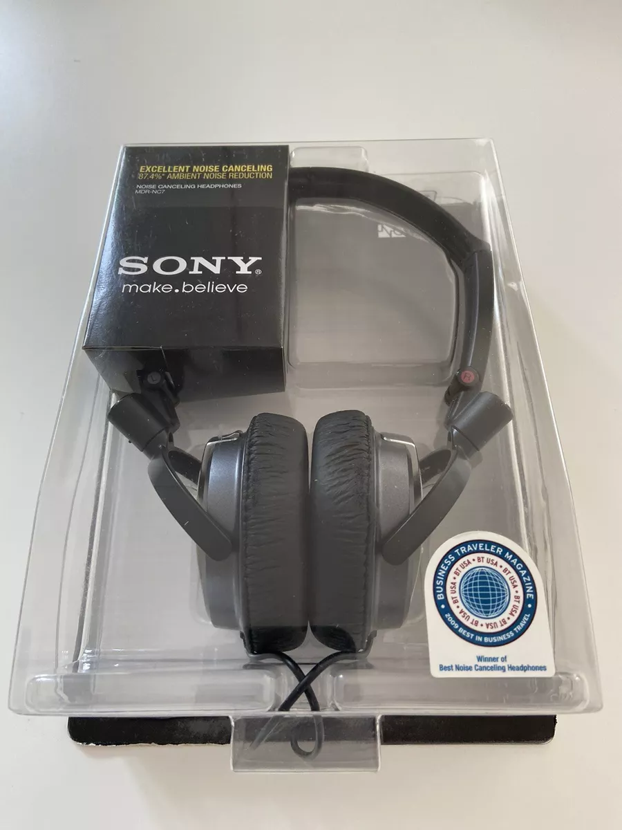 NEW SEALED SONY MDR NC7 NOISE CANCELLING FOLDABLE SWIVEL DESIGN