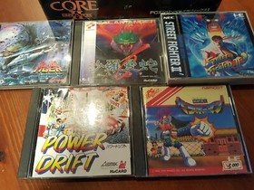 NEC PC-Engine CORE GRAFX 2 Console Boxed TurboGrafx-16 ..+ 5 GAMES 