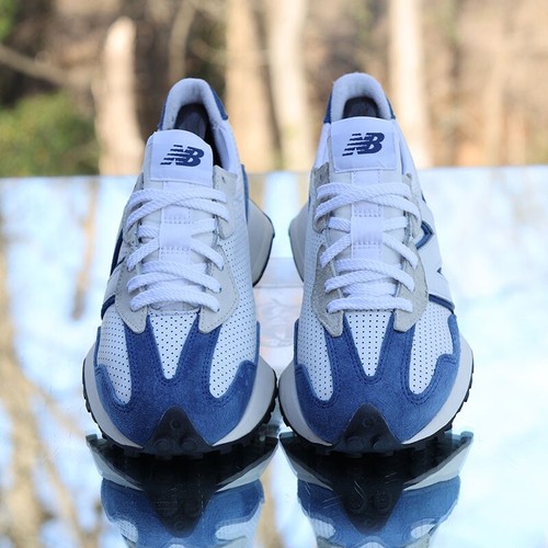 New Balance 327 Primary Pack Blue Men’s Size 7.5 White Custom MS327PF - Picture 9 of 13