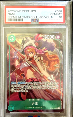 PSA 10 NAMI ONE PIECE CARD premium card Collection Best selection