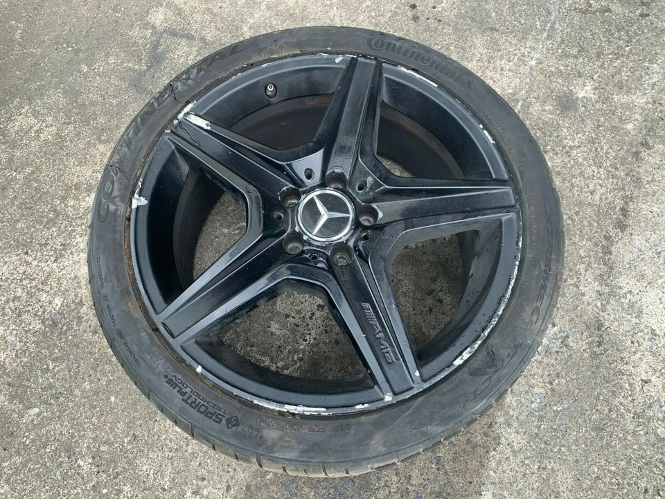 MERCEDES BENZ C350 C63 C300 OEM AMG SPORT ЗАВОДСКОЙ ОРИГИНАЛЬНЫЙ ОБОД КОЛЕСА ШИНЫ 18X8/5 - Изображение 2 из 4
