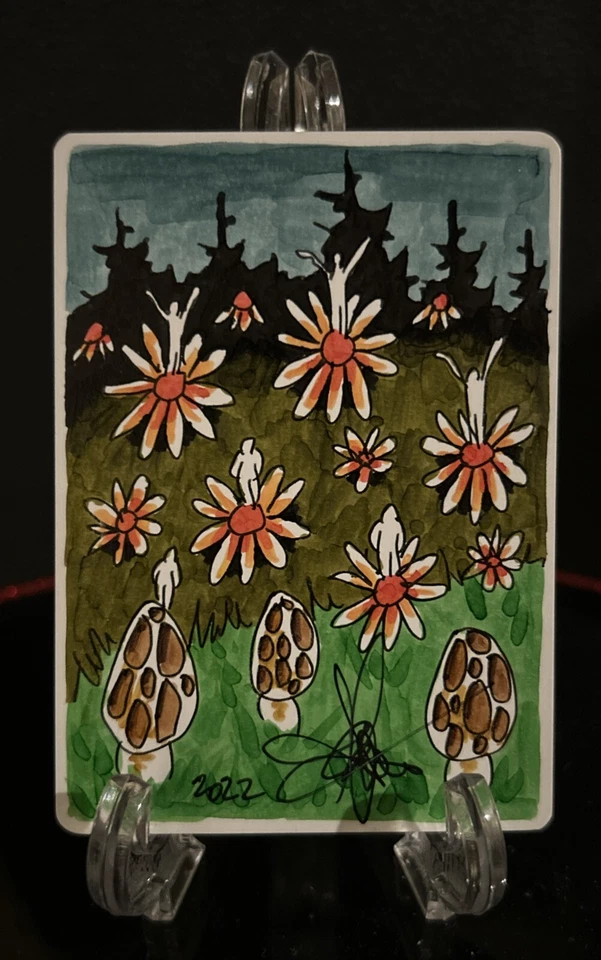 MTG Argothian Pixies Amy Weber Signed and Painted Artist Proof AP - Image 2 of 2