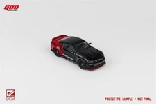 GDO Hunter x DCM 1:64 Mustang 2014 ADVAN Diecast Model Car