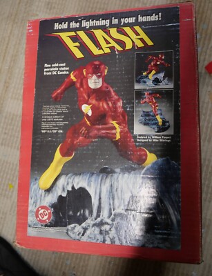 William Paquet Vintage Flash Statue bitte lesen verpackt DC Comics 1996