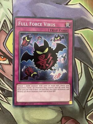 MP17-DE228 Full Force Virus Secret Rare 1. Auflage NM Yugioh Karte