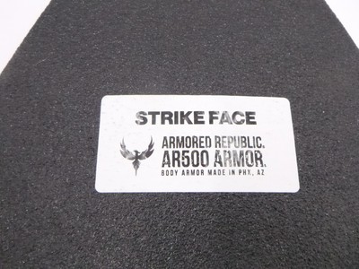 Piastra Per Armatura Corpo Strike Face Level III 10x12 Curva - Modello 310X12CR